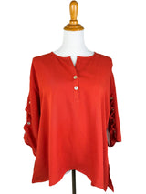 AA36 - Ripple Tide Linen Pullover