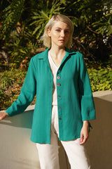 AA366 - Julianne Linen Blouse