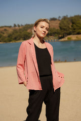 AA379 - Mia Mixed Buttons Blouse