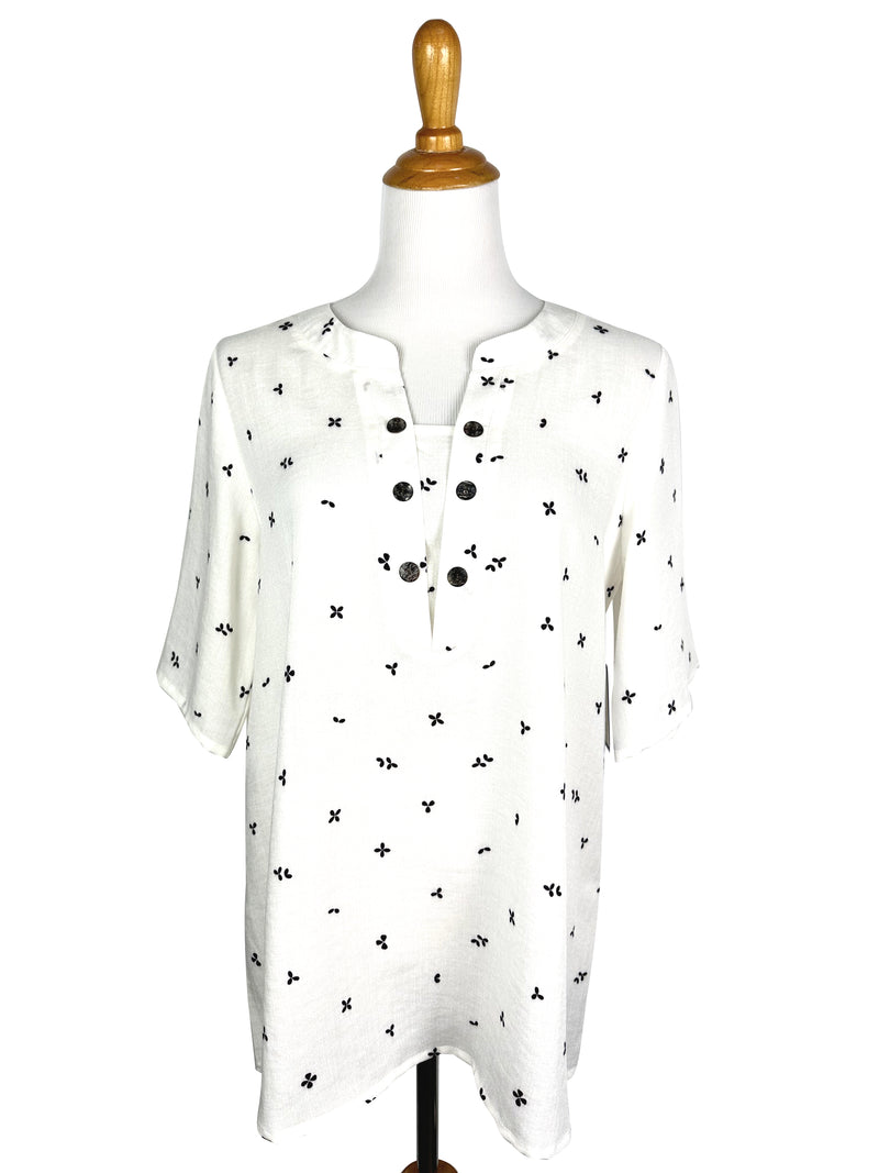 AA384 - Valentina Linen Pullover Shirt