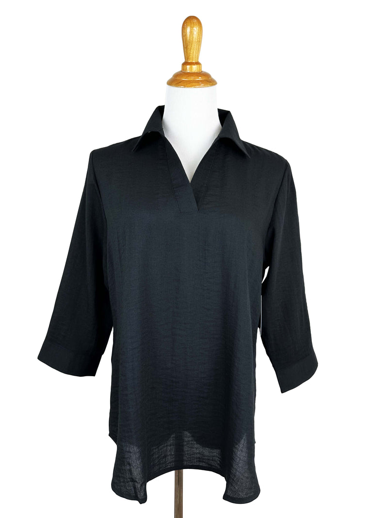 AA388 - Faith Linen Pullover Top