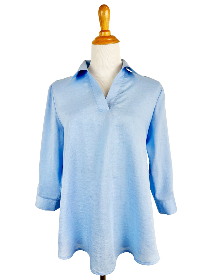 AA388 - Faith Linen Pullover Top