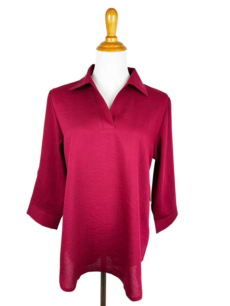 AA388 - Faith Linen Pullover Top