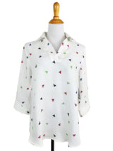 AA388 - Faith Linen Pullover Top