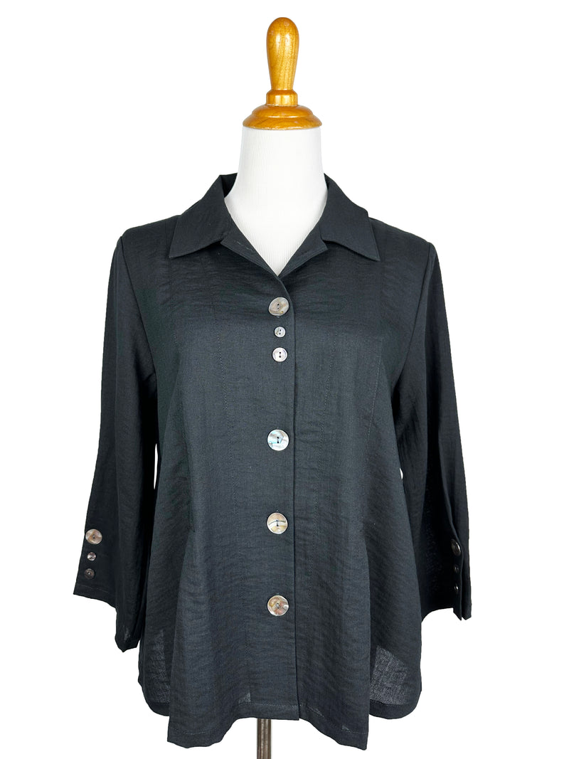 AA392 - Nadine Linen Blouse