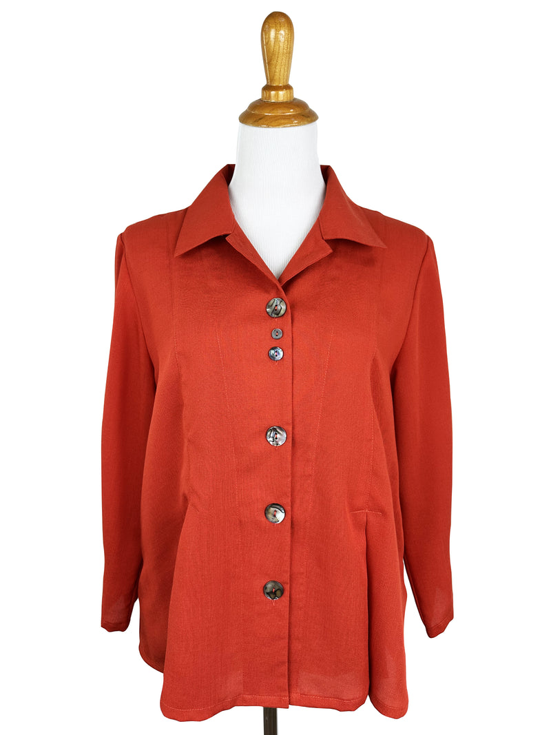 AA392 - Nadine Linen Blouse