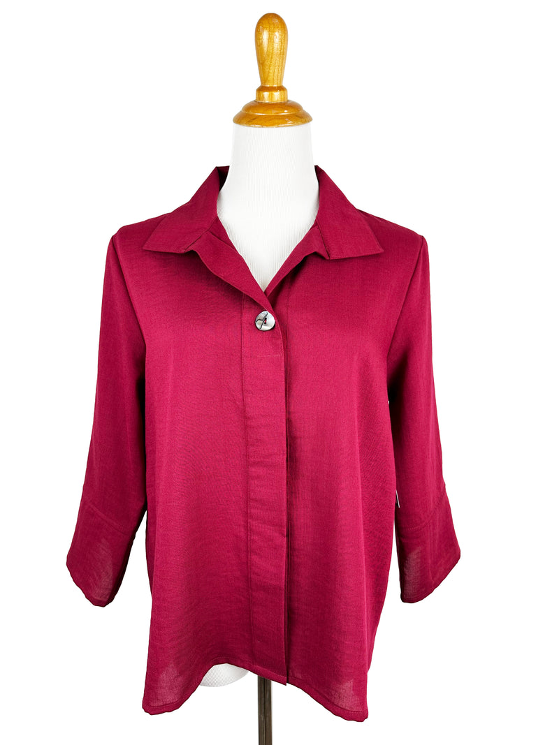SAILOR COLLAR WATCH JACKET（ESPRESSO) Freehop - Sailor Collar Two Tone Zip Jacket | YesStyle