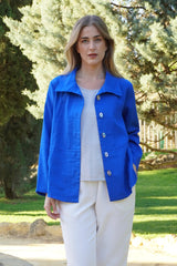 AA405 - Gabriella Linen Jacket