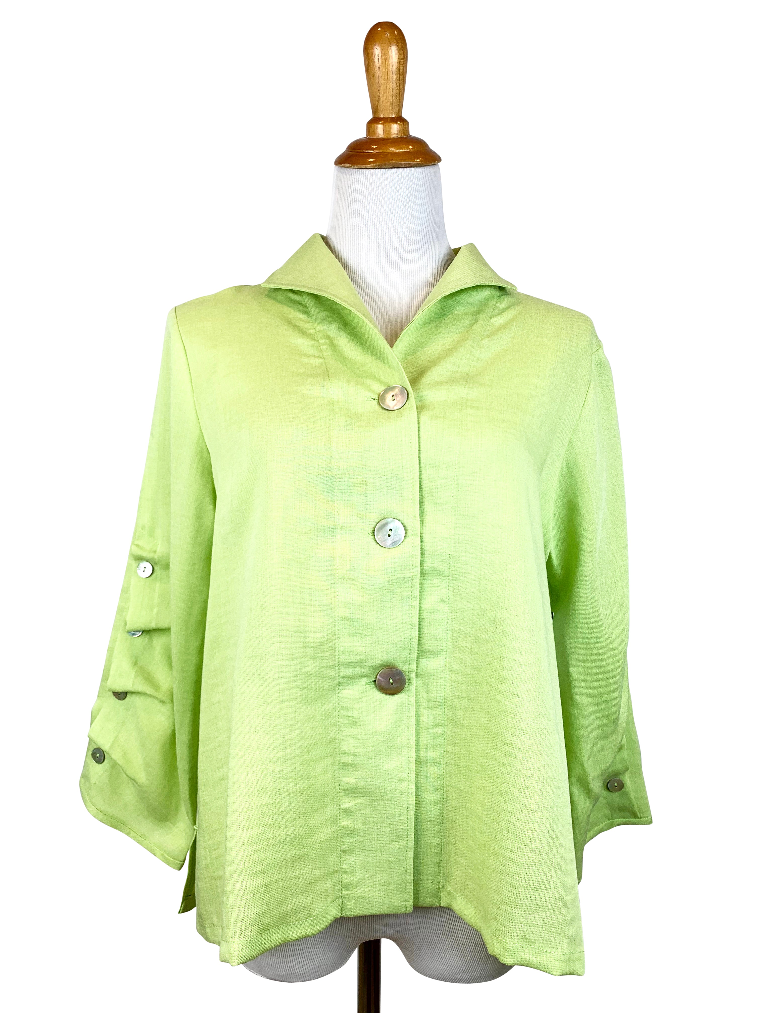 AA47 - Ripple Tide Sailor Linen Jacket – Fridaze - Linen