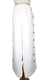 AAPT20 - Coconut Button Ankle Pant