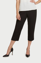 AAPT23 - Tapered Crop Linen Pant