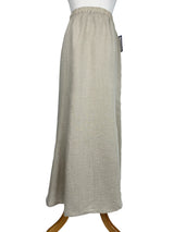 AASK06 - Full Length Panel Linen Skirt
