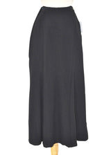 AASK07 - Flat Front Full Length Linen Skirt