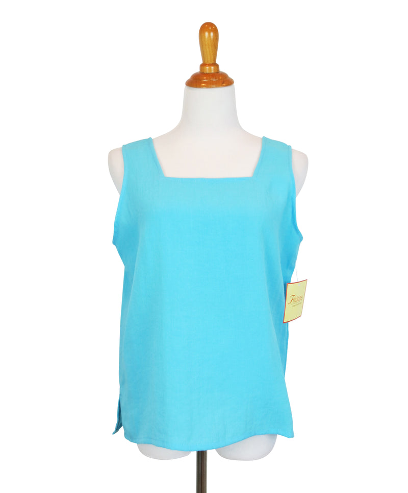 AATK06 - Square/Round Neck Linen Tank