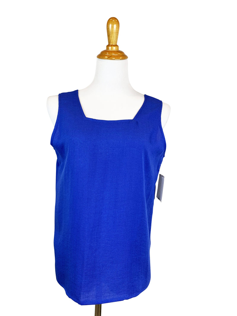 AATK06 - Square/Round Neck Linen Tank