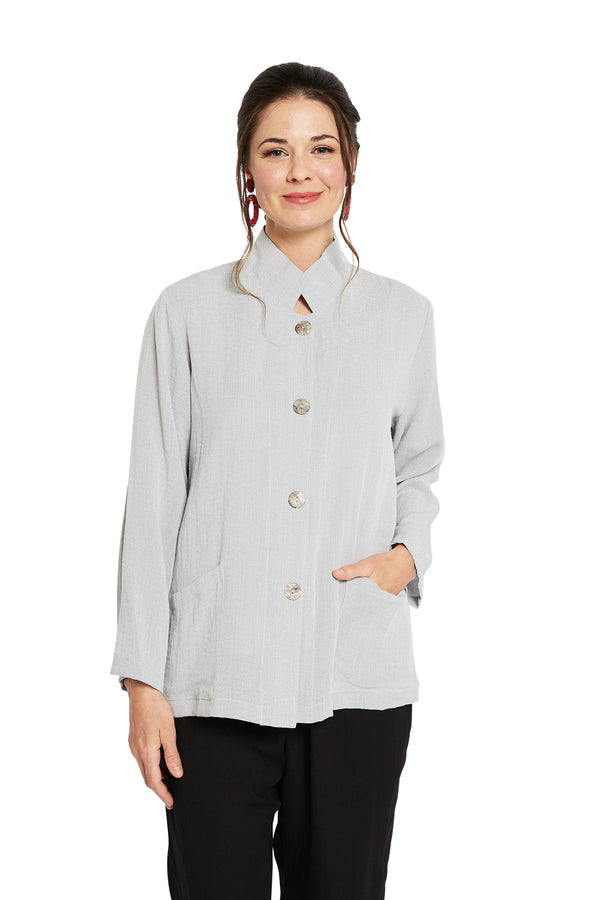 AA04 - Classic Two Pocket Linen Jacket