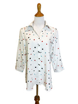 AA161 - Short Tuxedo Shirt