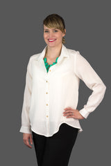 AA175 - Oversize Classic Button Top