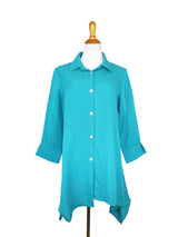 AA209 - Asymmetric Panels Linen Tunic