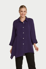 AA209 - Asymmetric Panels Linen Tunic