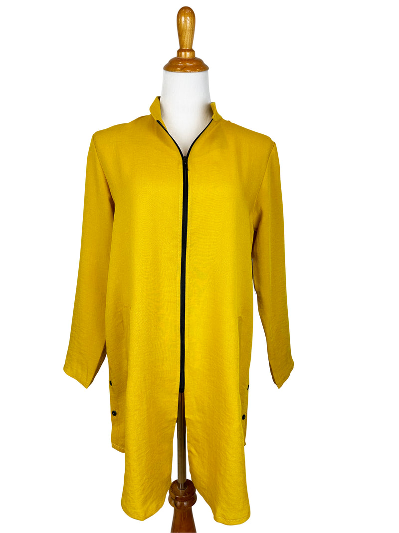AA218 - Side Button Zippered Tunic