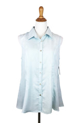 AA223 - Betty Button-Up Linen Vest