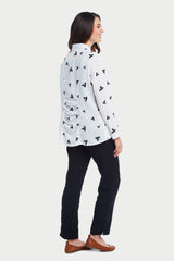 AA237 - Ruched Zip Jacket
