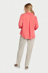 AA242 - Florence False-Flap Pocket Linen Jacket
