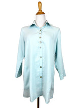 AA268 - Flower Button Linen Shirt