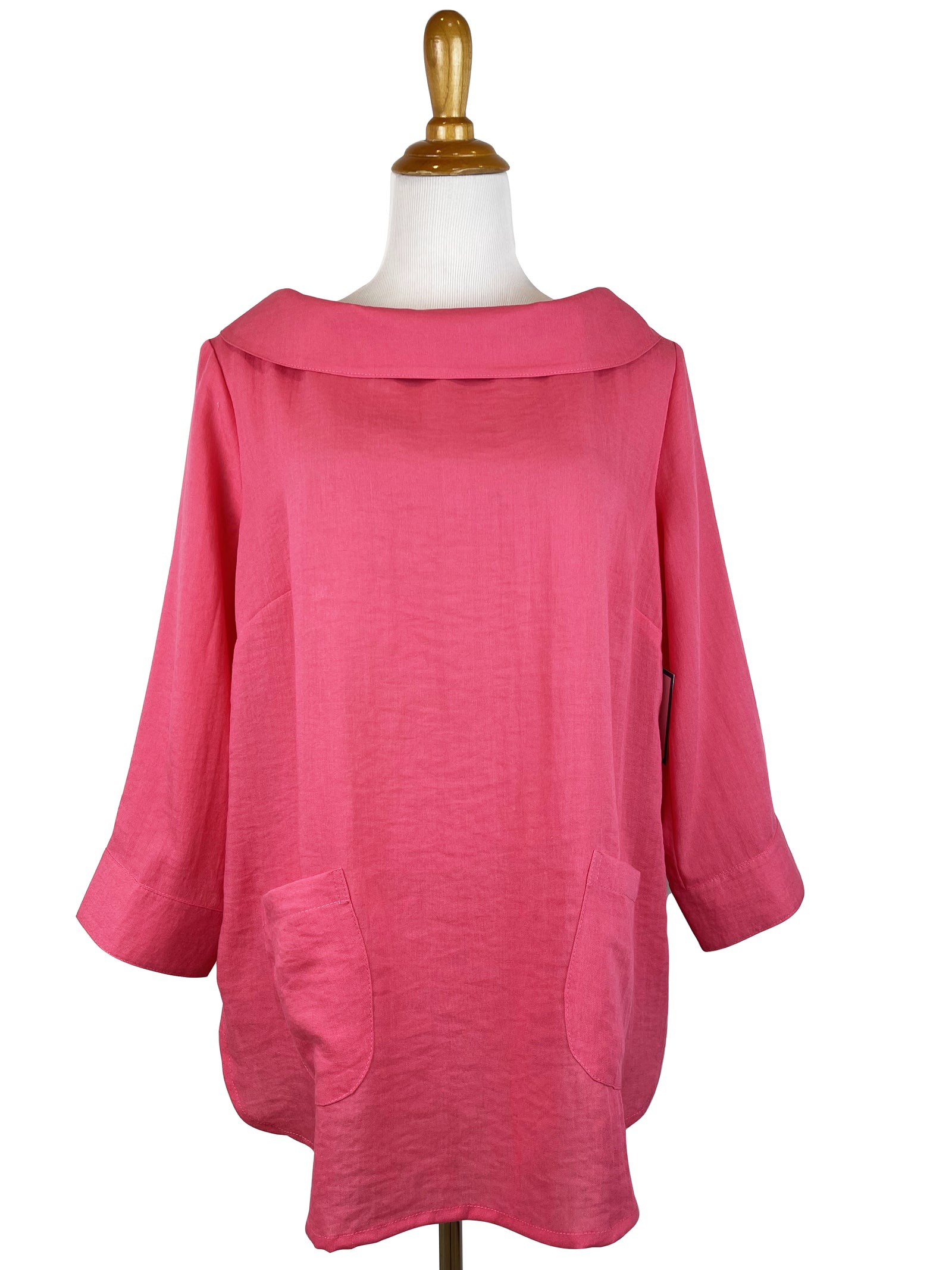 AA272 - Boat Neck Linen Pullover – Fridaze - Linen Redefined