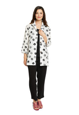 AA329 - Gwen Swing Linen Jacket