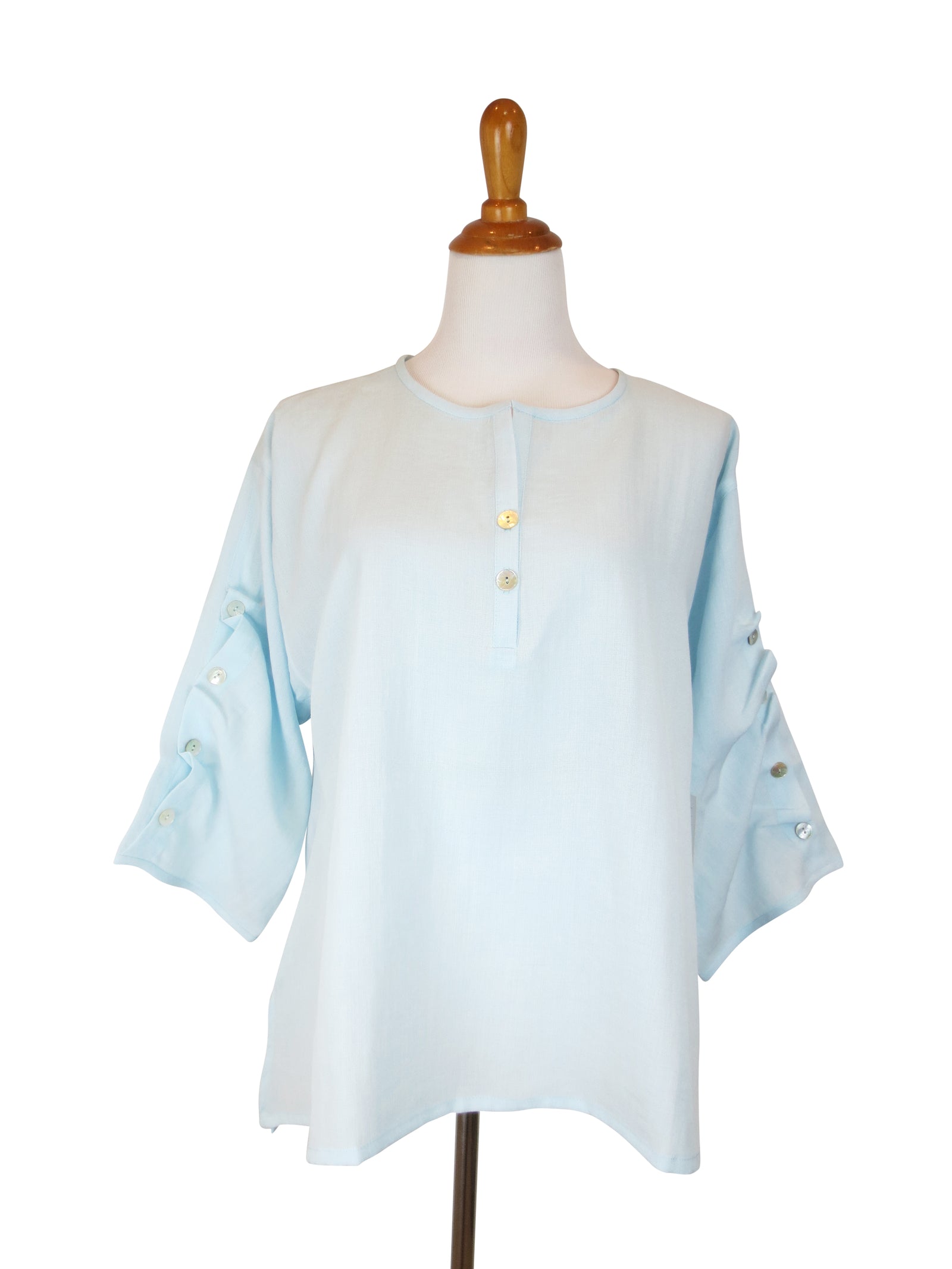 AA36 - Ripple Tide Linen Pullover – Fridaze - Linen Redefined