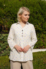 AA366 - Julianne Linen Blouse