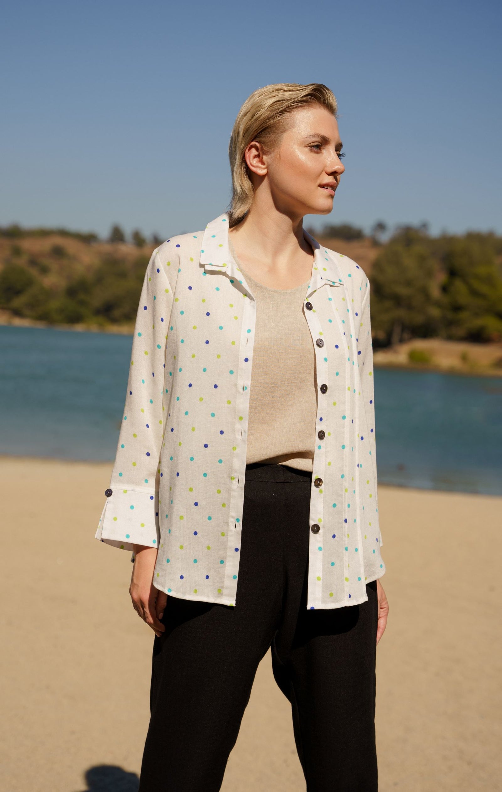 AA123 - Pullover w/ Asymmetric Hem - Long Sleeve Sweater – Fridaze