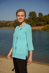 AA377 - Jasmine Linen Pullover Top