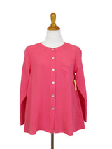 AA66 - Front/Back Button Linen Top