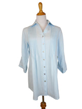 AA68 - Pleated Front Linen Tunic