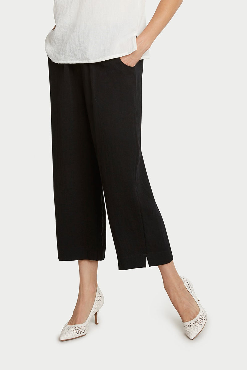 AAPT05 - Classic Crop Linen Pant