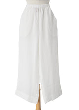 AAPT05 - Classic Crop Linen Pant