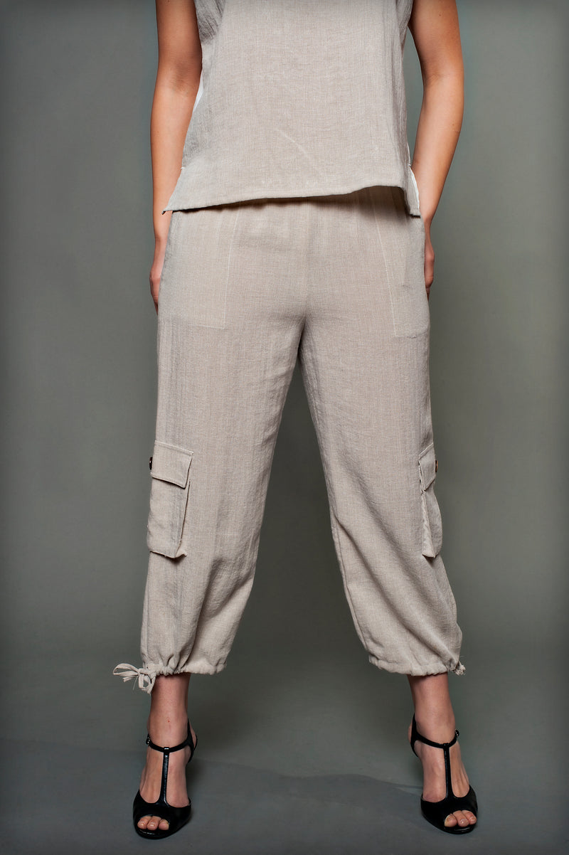 AAPT13 - Classic Cargo Linen Pants