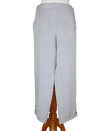 AAPT15 - Crop Linen Pant with Button Details