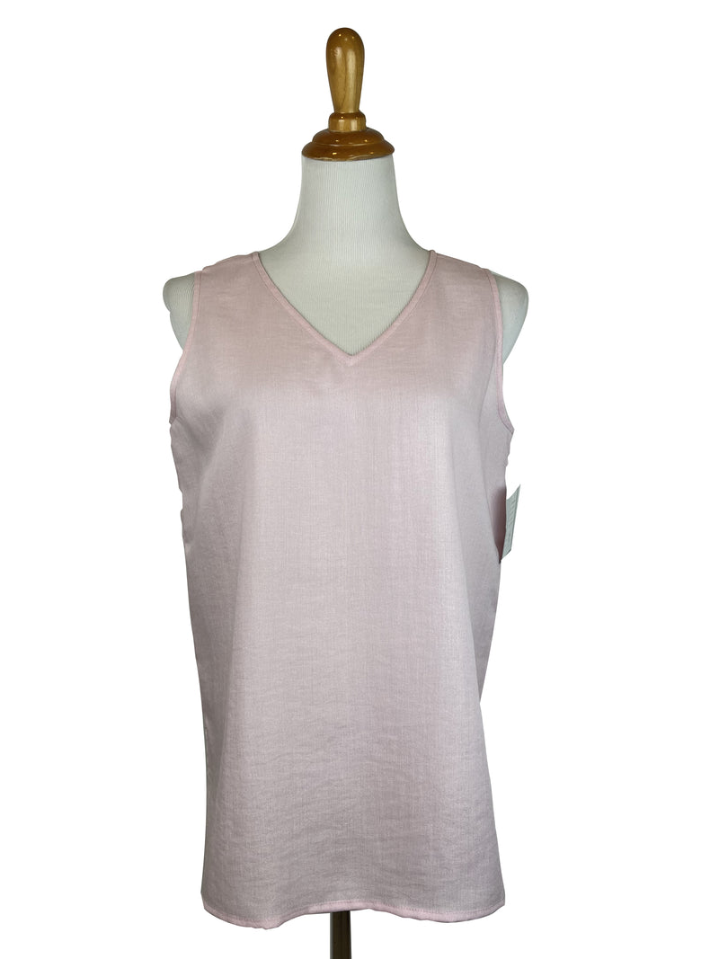 AATK08 - V Neck Linen Tank