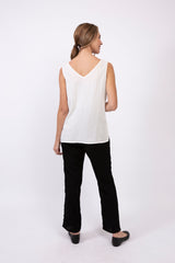 AATK08 - V Neck Linen Tank