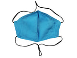 Adults - Fridaze 100% Linen All Day Work Masks incl. one PM 2.5 Filter - Caribbean