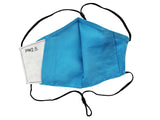 Adults - Fridaze 100% Linen All Day Work Masks incl. one PM 2.5 Filter - Caribbean