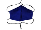 Adults - Fridaze 100% Linen All Day Work Masks incl. one PM 2.5 Filter - Midnight
