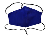 Adults - Fridaze 100% Linen All Day Work Masks incl. one PM 2.5 Filter - Midnight