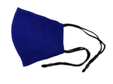 Adults - Fridaze 100% Linen All Day Work Masks incl. one PM 2.5 Filter - Midnight