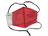 Adults - Fridaze 100% Linen All Day Work Masks incl. one PM 2.5 Filter - Passion Flower