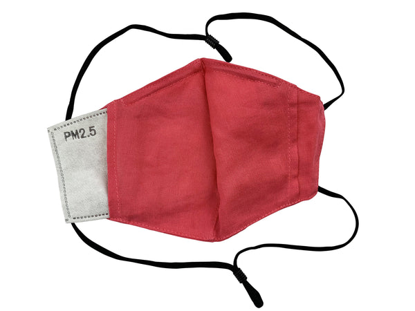 Adults - Fridaze 100% Linen All Day Work Masks incl. one PM 2.5 Filter - Passion Flower